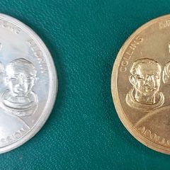 Apollo 11 1969 Moon Landing Coins In Extremely Fine Condition