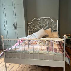 Double bed - metal ikea