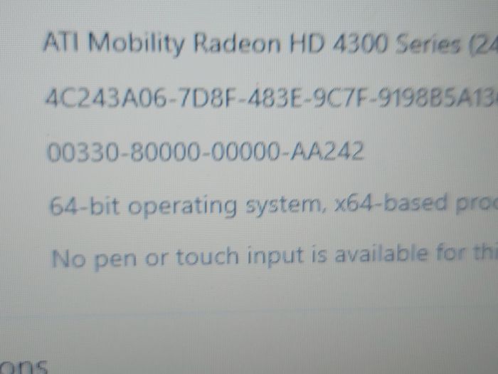 Dell Inspiron 1545, Model PP41L, Intel Pentium Dual-Core CPU T4300, 2.1GHZ, 4GB Ram, 238GB SSD, Windows 10, Microsoft Edge, chrome and VLC