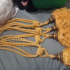Curtain tie backs two sets