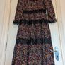 Stunning floral long sleeve midi dress Image 7