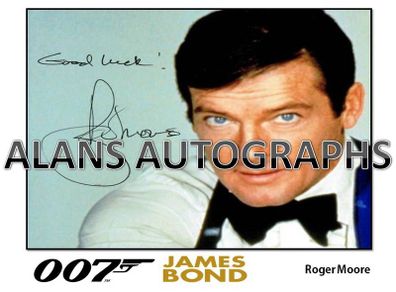 James Bond - Roger Moore Autograph