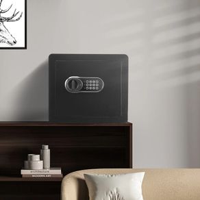 Safe, 33.9 L Home Safe, Steel Security Safe with Digital Keypad and 2 Keys, Cabinet Safe with Fire-proof Bag, Protect Cash, Gold, Jewelry, Documents for Home, Hotel, 40.1 x 30.0 x 35.1 cm