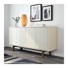 Original ikea stockholm sideboard cream and walnut