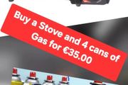 Stove and gas