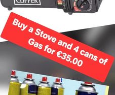 Stove and gas