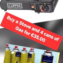 Stove and gas