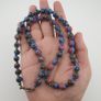 Antique Venetian Style Floral Glass Beads Necklace Image 5