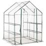 Greenhouse with 8 Shelves 143x143x195 cm Image 4