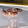 Vintage Hallmarked 9ct Gold Harrods Hoop Earrings Image 6