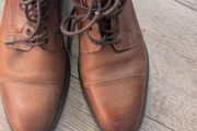 Schuh mens leather boots brown