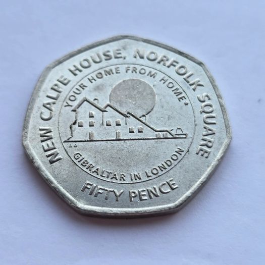 Gibraltar 50 pence 2018 -  Calpe House