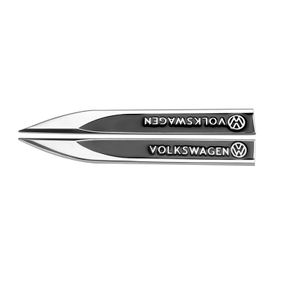 Car Styling Metal Alloy Badge Car Body Side Wing Fender Decoration Stickers For Volkswagen VW Tiguan Sagitar GTI GTD R Golf Beetle