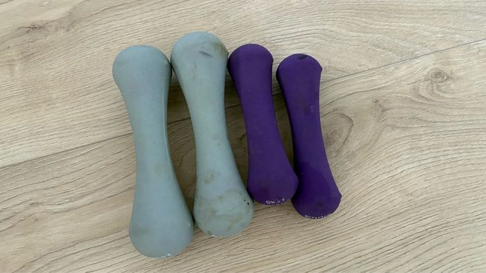 1kg & 2kg rubber weights