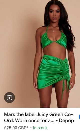 Mars the label green co ord