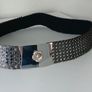 Silver Belt with Rose Buckle Clip Image 4