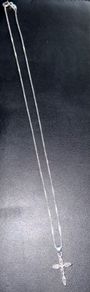 Silver chain cross