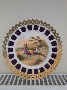 Vintage Decorative Wall Plate Pheasant Scene