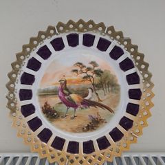 Vintage Decorative Wall Plate Pheasant Scene
