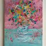 Original Irish Abstract Painting Irish Art Floral Art Original Floral Painting Image 2