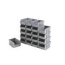 New Grey Stackable Plastic Part Bins / Storage Boxes - Different Sizes Available Image 5