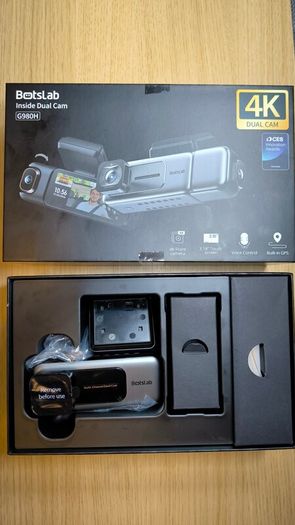 4K Dual Cam Dash Cam GPS WiFi