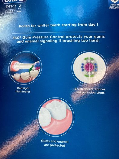 Oral B Pro 3 3d White Pink Electric Toothbrush