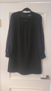 Black shift dress