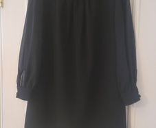 Black shift dress