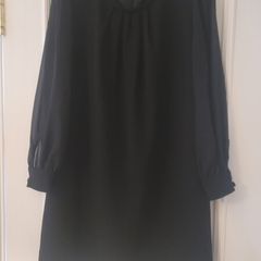 Black shift dress
