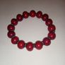 Red Jasper  Bracelet Handmade Elastic Gemstone from Nepal Image 2