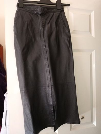 Vintage Reale Leather Skirt