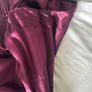 Quin and Donnelly Velvet and silk dress Aubergine/purple colour Image 7
