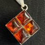 silver and amber set Image 3