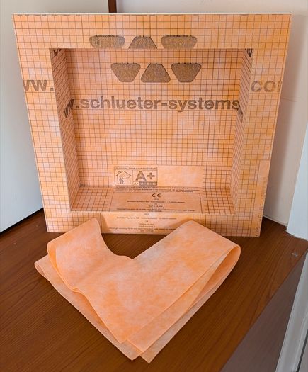 Shower Wall Niche Schlueter Kerdi Board