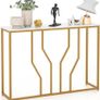Marble look console table Image 3
