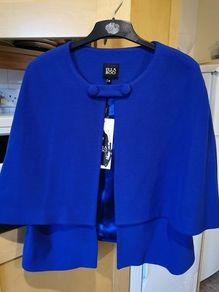 BNWT - Ella Boo Twin Button Cape UK 14-18