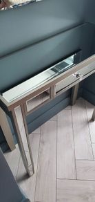 mirrored table