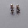 4 Pairs Freshwater Pearl Stud Earrings   925 Silver 15 Posted Image 4