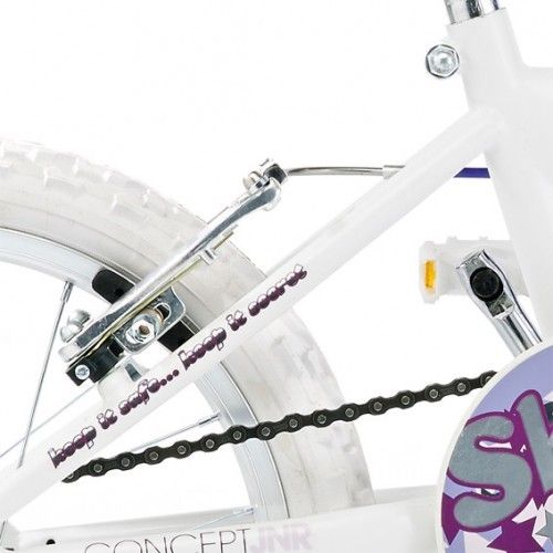Concept Secret Girls Single Speed 16" White/Lilac