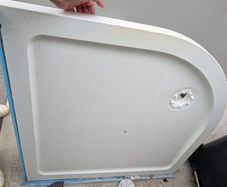 Quadrant Shower Tray 1 meter