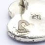 925 Silver Abalone Heart Brooch Image 5