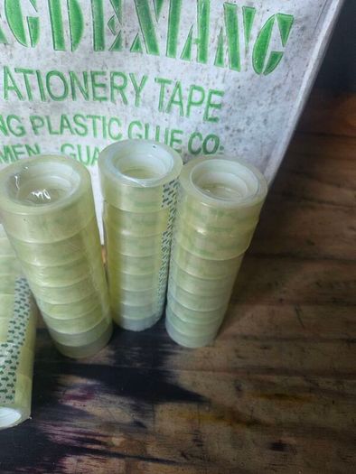 Small rolls of sellotape job lot