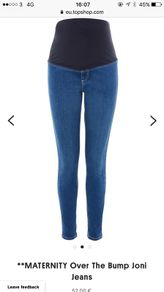 Topshop maternity Joni jeans