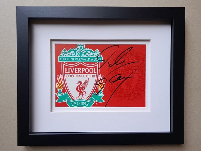 Liverpool FC framed autograph DIDI HAMANN
