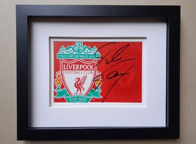 Liverpool FC framed autograph DIDI HAMANN