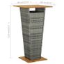 5 Piece Garden Bar Set Grey Image 6