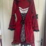 Gothic Miss Red Adult Halloween / Cosplay Costume Image 4