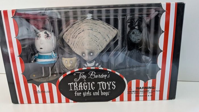 tim Burton tragic toys collection