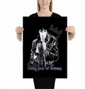 Elvis Presley Taking Care Of Business Poster A2 Size